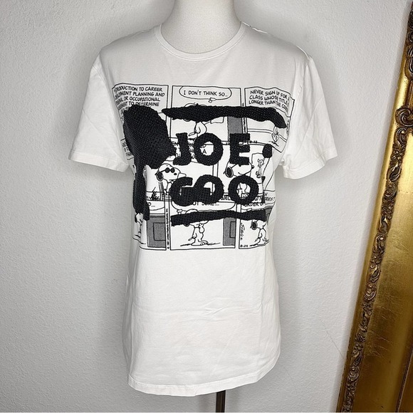 ICE Iceberg Women's Snoopy Cartoon Joe Gool Short Sleeve Tee Size Medium - Picture 1 of 7
